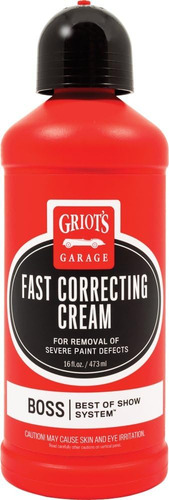 Griots Garage B110p Boss Cream Corrección Rápida - 16 Oz