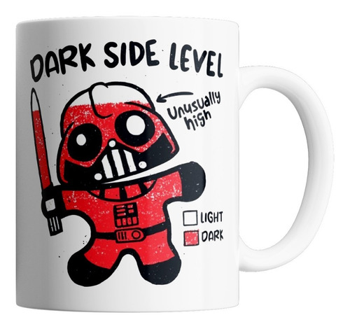 Taza De Ceramica - Darth Vader - Dark Side Level