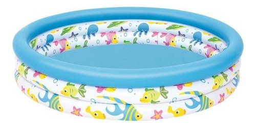 Pileta Estampada Inflable Bestway 3 Aros 122x25 Cm Tut Tutti