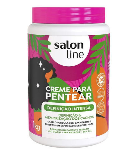 Creme Para Pentear Salon Line Definição Intensa Cabelos Cach
