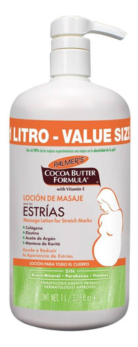 Crema Antiestrías Palmers Loción Cocoa Masaje 1l Colágeno