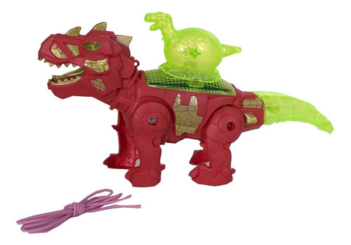 Robot de juguete de dinosaurio genérico Red Dinosaur