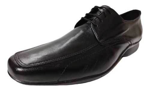 Imagen 3 de 5 de Zapato Oxford Cuero Vacuno Negro Hombre