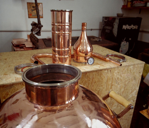 Alambique Destilador De Cobre 100 Litros