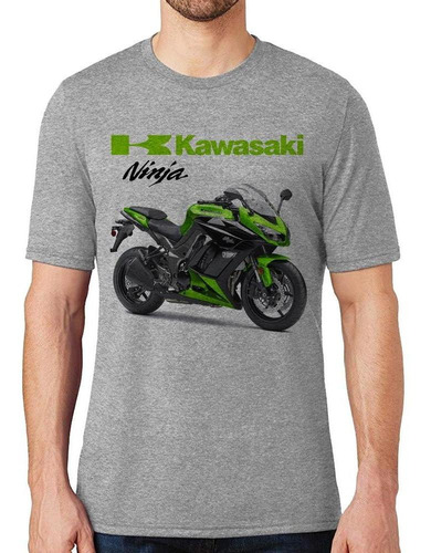 Camiseta Moto Kawasaki Ninja 1000 Verde 2012