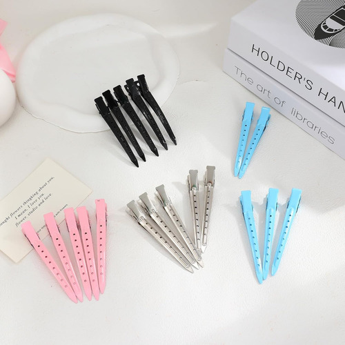 20 Pinzas Para El Pelo Con Pico De Pato, Pinzas De Cocodrilo