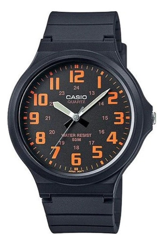 Reloj Casio Original Casual De Goma Mw-240-4b Con Garantia