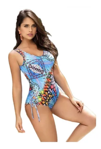 Vestido de baño 2025 enterizo control abdomen