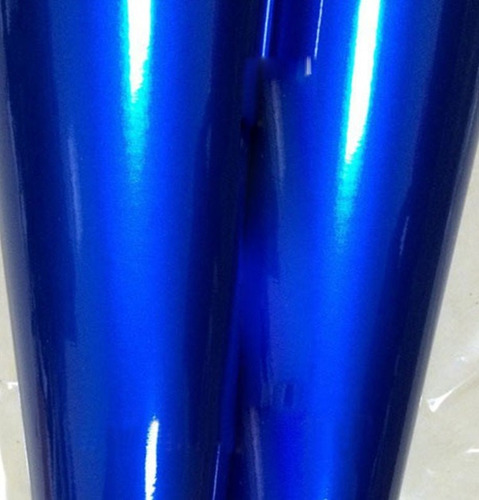 Vinyl Candy Wrap Azul Metalico Brillante  1.52mx1m