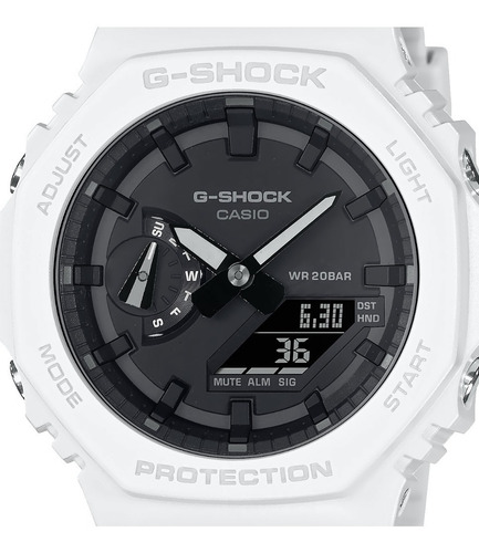 Imagen 2 de 6 de Reloj Casio G-shock Youth Blanco Casio Ga-2100-7acr
