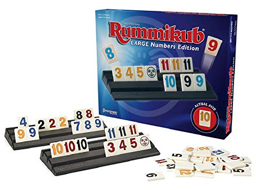 Pressman Rummikub Large Numbers Edition - The Original Rummy