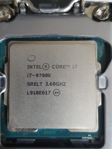 Imagem 1 de 3 de Processador Intel Core I7-9700k 8 Núcleos 3.6ghz 12mb Cache