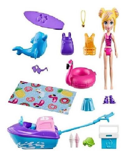 Set De Muñeca Pollypocket Happy Time