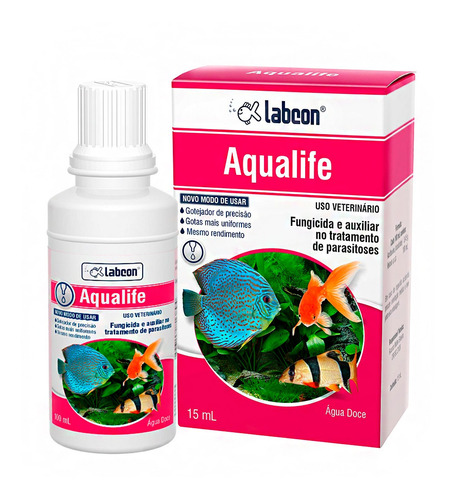 Labcon Aqualife 15ml - Fungicida P/ Peixes