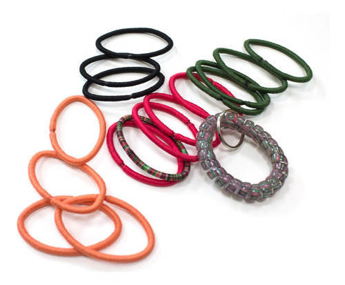 Ligas Elasticas Varios Colores Scunci Active 30 Pzas 32916mx