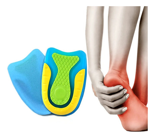 Juego De Taloneras Espolón Calcáneo Gel Plantilla Ortope.