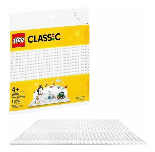 Lego Base Modelo 11010 Color Blanco