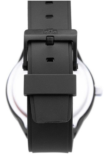 Imagem 3 de 8 de Relogio Masculino Q&q By Citizen Preto Silicone Vr28j002y