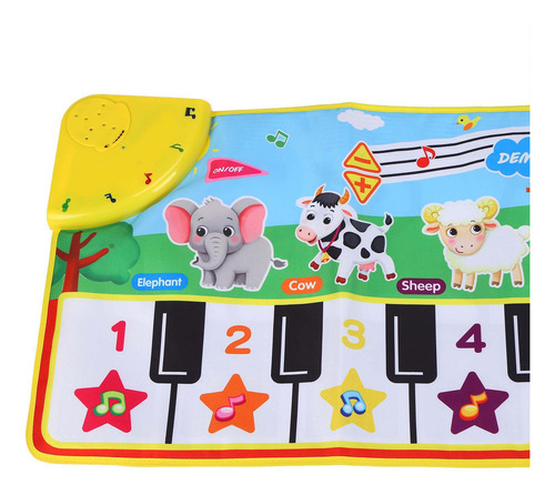 Tapete Musical Para Bebés Touch Play Animal, Piano, Teclado,
