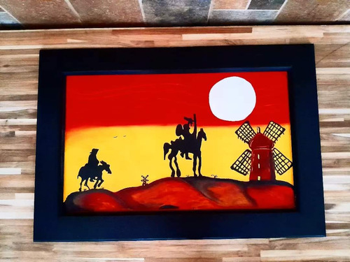 Pintura Don  Quijote 