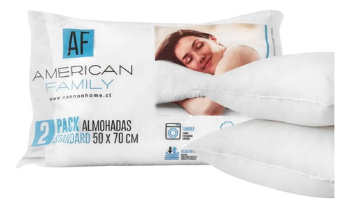 Almohadas Cannon ( Set De 2 Pcs ) American Family 50x70 Cm