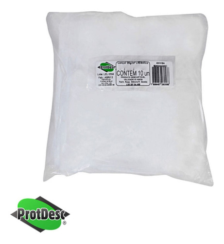 Lençol Descartável Tnt C/ Elástico P Maca 2,20x1,10cm 10 Uni