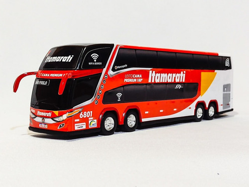 Miniatura Ônibus 4 Eixos Itamaratí Leito Cama Premium G7 Dd