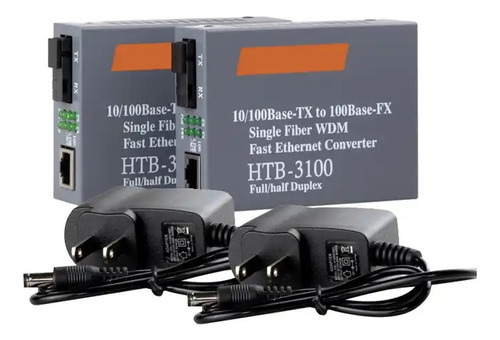 Convertidores De Medios Fibra Optica Sc/rj45 Htb 3100