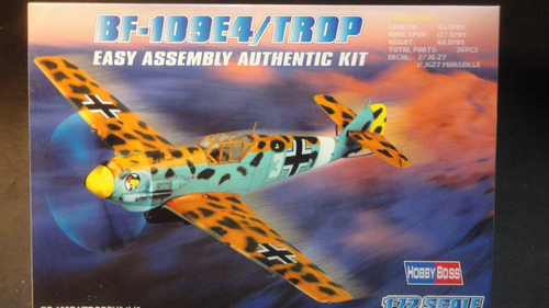 Llm - Avion  B F 109 E -4 / Trop   Hobbyboss  80261 - 1/72