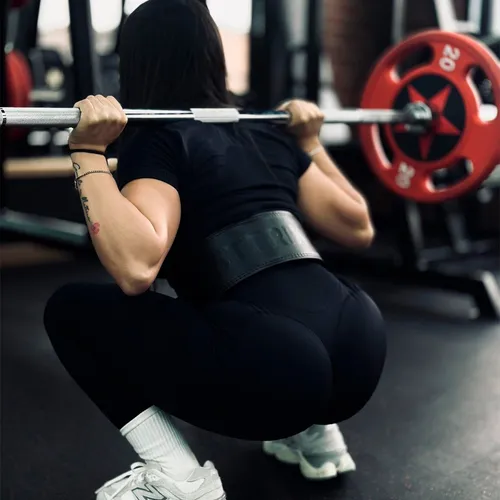 Cinturon Cuero Pesas Gym Powerlifting Hebilla Palanca