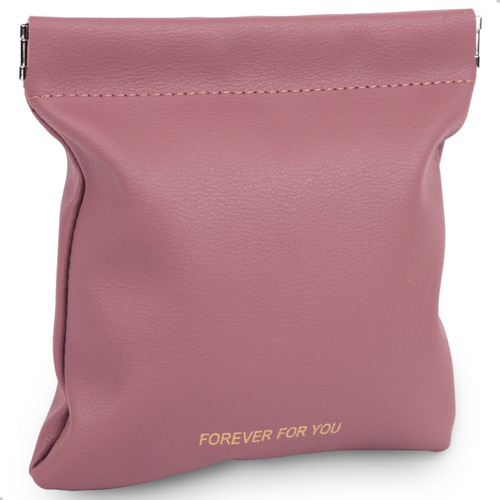 Mini Necessaire Levar Na Bolsa Itens De Higiene E Maquiagem Cor Rosa