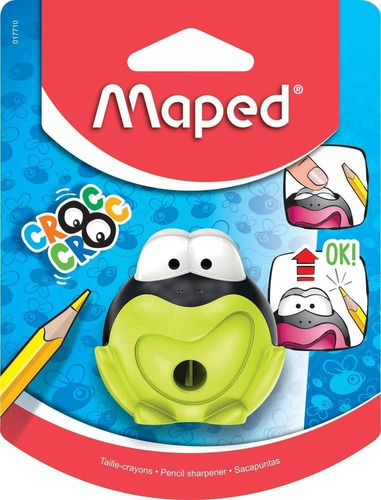 Sacapuntas Croc Croc Innovation 1 Orificio 17710 Maped Edu