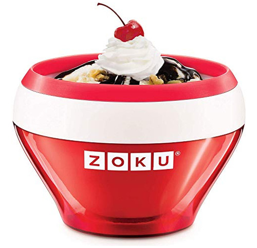 Zoku Ice Cream Maker  Tazón Compacto Para Hacer Y Servir Con