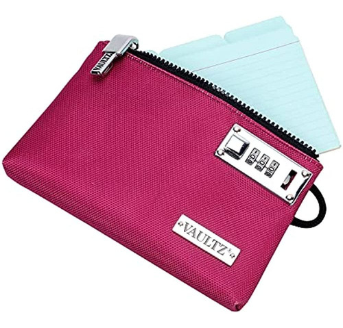 Bolsa De Dinero Vaultz Con Candado - 5 X 7 Pulgadas, Bolsa D