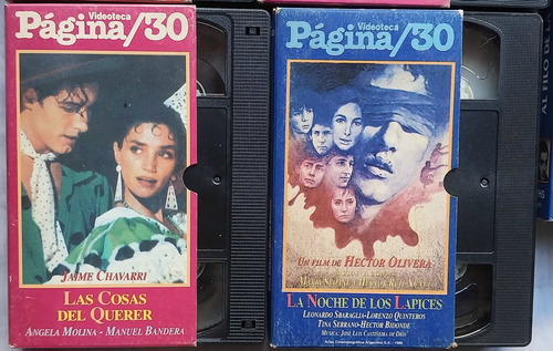 Peliculas Vhs El Gatopardo Y Al Filo De La Navaja Lote X 5 (Usado)