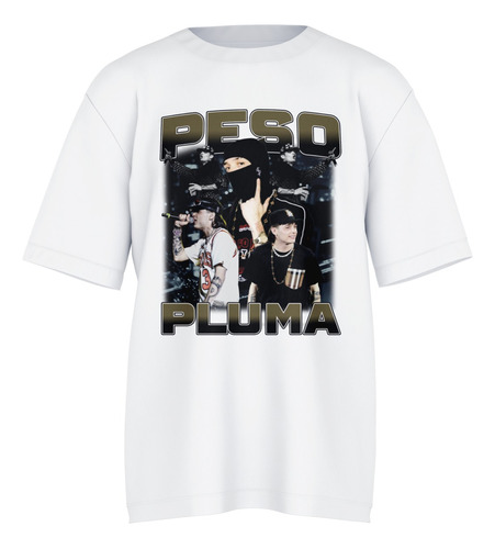 Playera Peso Pluma Dama Oversize Corridos Belicos Tumbados