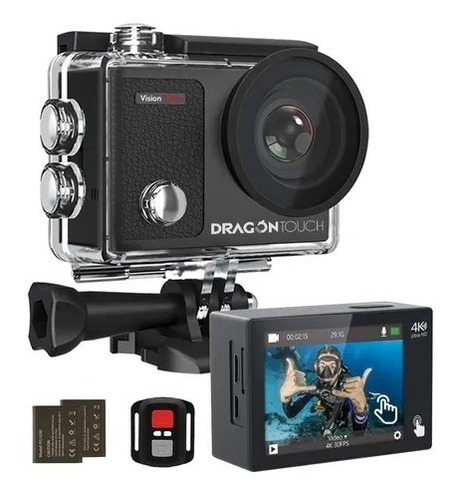 Cámara Go Pro 4k Dragontouch Vision 3 Pro Original Promocion