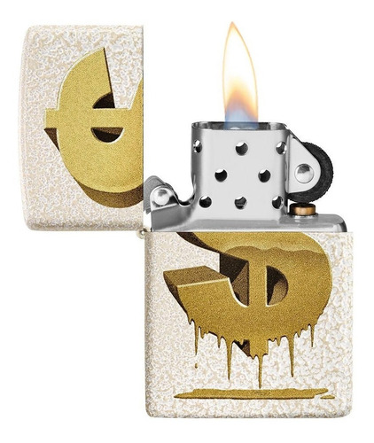Imagen 5 de 9 de Encendedor Zippo Modelo 49681 Drippy Dollar Design Garantia