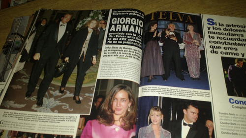 Revista Hola N° 2570 Año 1993 Giorgio Armani Premios