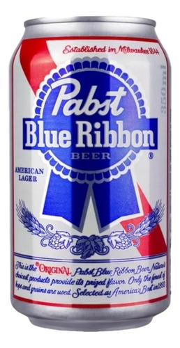 Cerveja Pabst Blue Ribbon 350ml Pack 12 Latas