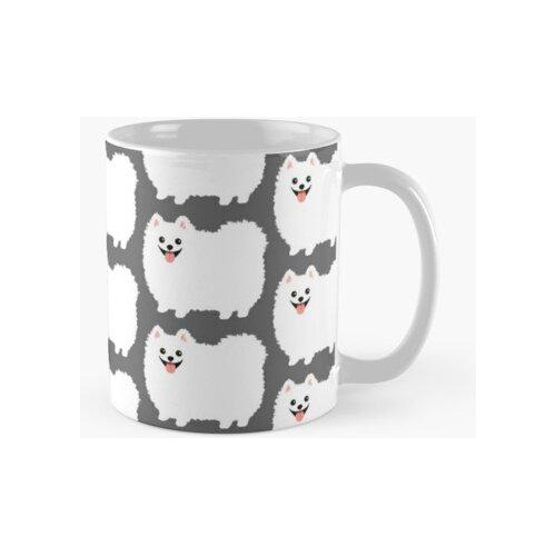 Taza Pomerania Blanca Esponjosa Calidad Premium