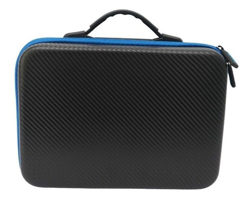 Case Maleta Para Drone Dji Spark - Cor Preto E Azul