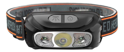 Linterna Cabeza Recargable Sensor De Movimiento Led Strober