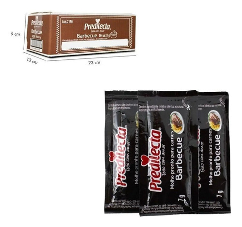 Barbecue 7g Caixa Com 144 Sachês Delicioso Para Lanche