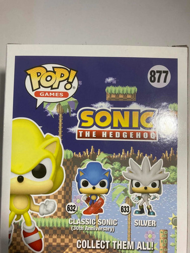 Funko Pop Super Sonic First Appeareance #877 Sdcc 2022 Exclu