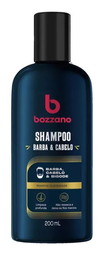 Shampoo Cabelo E Barba Bozzano 200ml