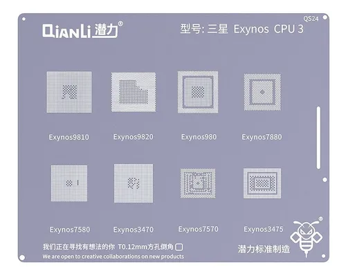comprar Stencil Reballing Samsung Exynos Cpu 3 Qianli Qs24