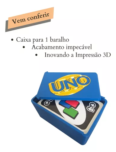 Jogo De Cartas Baralho Uno Novo Caixa