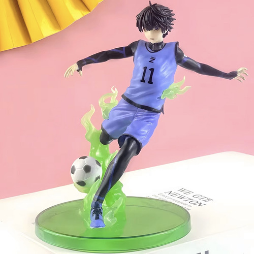 Blue Lock Isagi Yoichi Super Chute Green Lock Action Figure