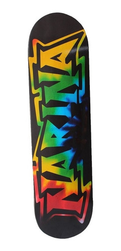 Imagem 1 de 1 de Shape Skate Narina Tiedye 8.0 Fiberglass Profissional